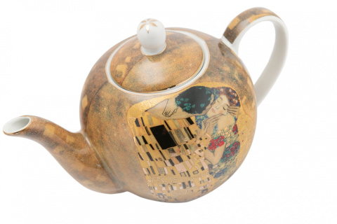 Dzbanek czajnik do herbaty 1l Klimt Pocałunek na prezent