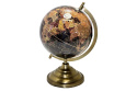 Globus ozdobny dekoracyjny do biura prezent złoty