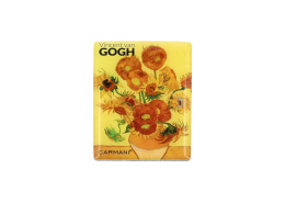 Magnes na lodówkę szklany do wieszania Van Gogh Słoneczniki