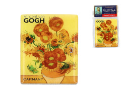 Magnes na lodówkę szklany do wieszania Van Gogh Słoneczniki