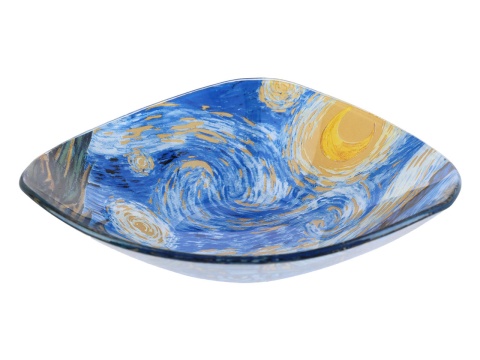 Miska miseczka szklana Van Gogh Gwiaździsta noc do sałatek