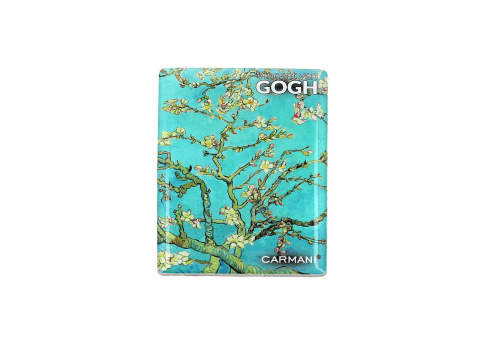 Magnes na lodówkę szklany Van Gogh Kwitnący migdałowiec