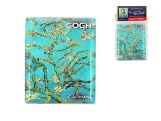 Magnes na lodówkę szklany Van Gogh Kwitnący migdałowiec