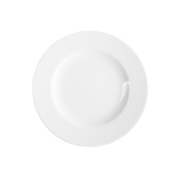 Klasyczny biały talerz deserowy okrągły Mariapaula 20 cm