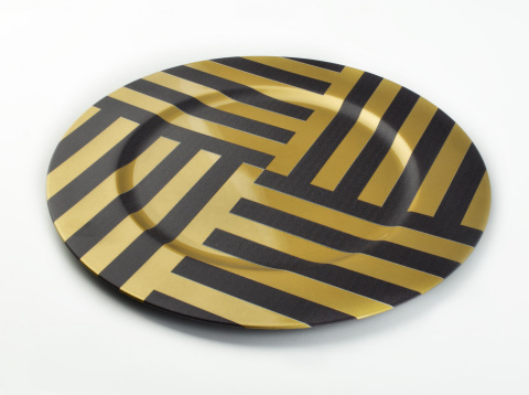 Podkładka dekoracyjna podtalerz Blanche okrągły złoty