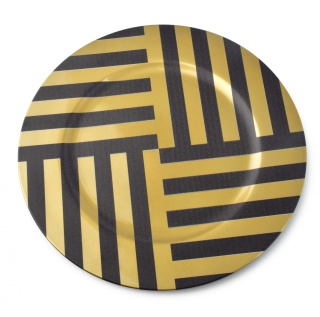 Podkładka dekoracyjna podtalerz Blanche okrągły złoty