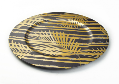 Podkładka dekoracyjna podtalerz Blanche okrągły złoty