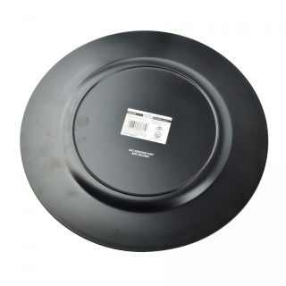 Podkładka ozdobna podtalerz Blanche okrągły czarny