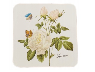 Podkładki korkowe 6 szt pod kubek kufel róże herbaciane