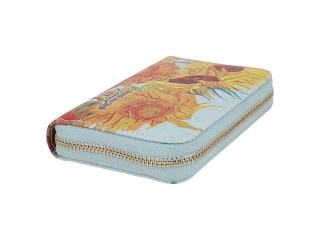 Portfel na zamek suwak Van Gogh Słoneczniki carmani