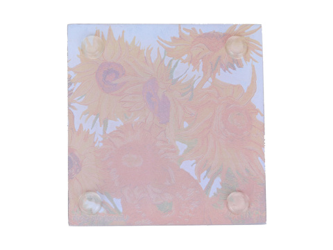 Talerzyk szklana podkładka pod kubek Carmani Gogh Słoneczniki