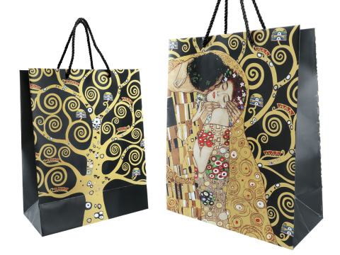 Torebka prezentowa Gustav Klimt Pocałunek + Drzewo 32x26