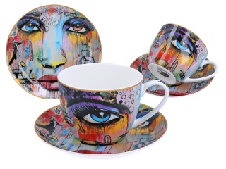 Duża filiżanka śniadaniowa Jover Carmani na prezent