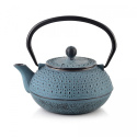 Dzbanek żeliwny do parzenia herbaty niebieski z sitkiem Alor