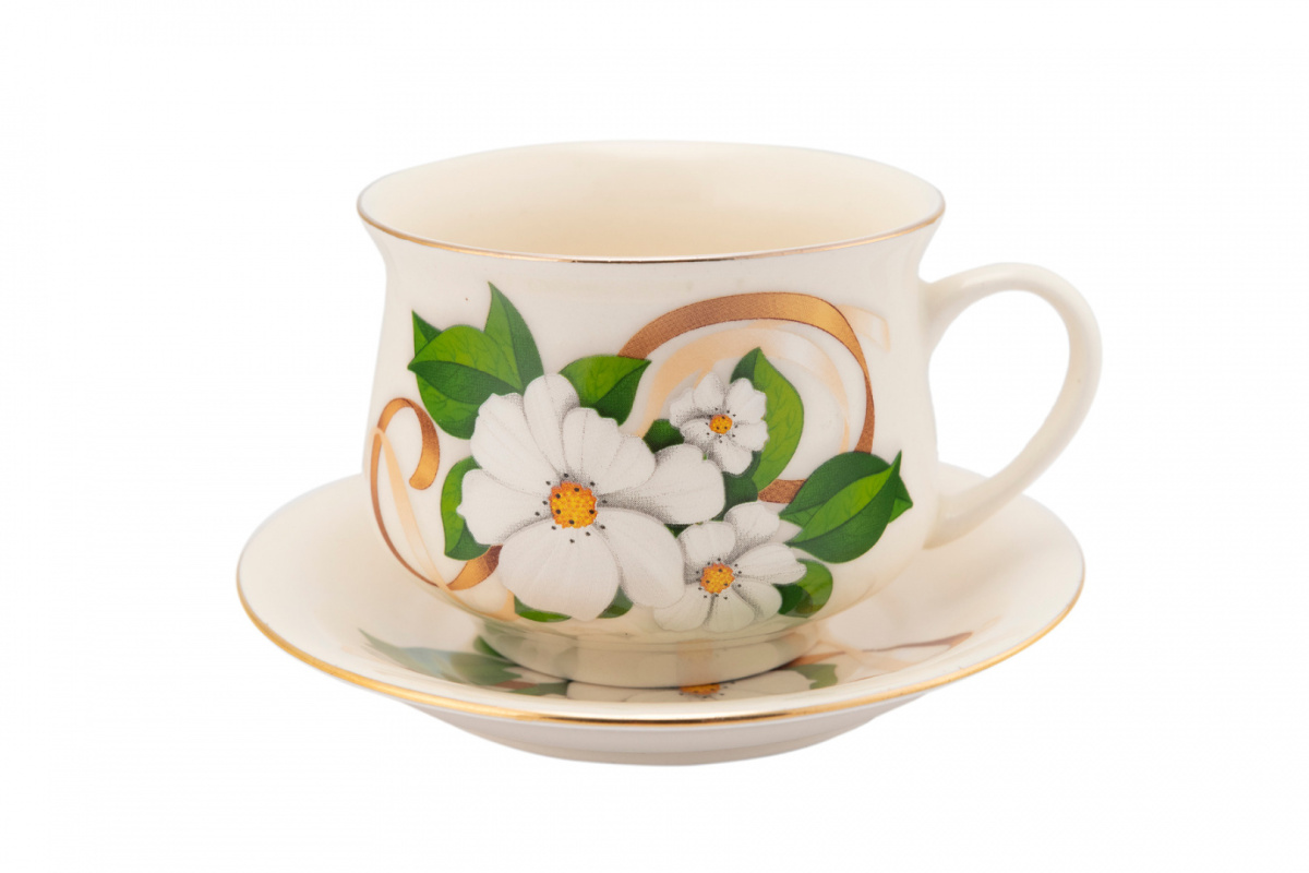 Filiżanka do picia herbaty z Mieroszowa kwiaty