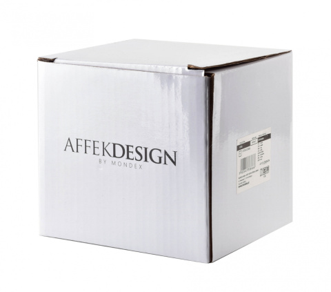 Kubek porcelanowy do herbaty kawy Otis ozdobny ze złotem