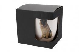 Kubek w pudełku porcelana na prezent pies owczarek Queen
