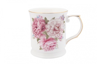 Kubek z porcelany Chryzantema Fusaichi Pegasus kwiaty