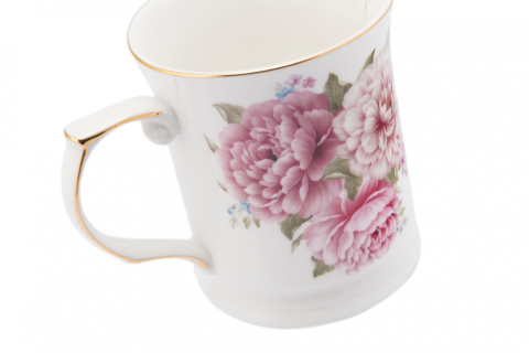 Kubek z porcelany Chryzantema Fusaichi Pegasus kwiaty