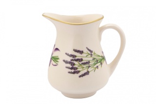 MLECZNIK LAWENDA MIEROSZÓW CERAMIKA KREMOWY