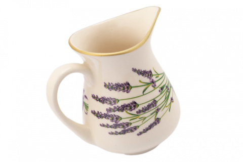 MLECZNIK LAWENDA MIEROSZÓW CERAMIKA KREMOWY