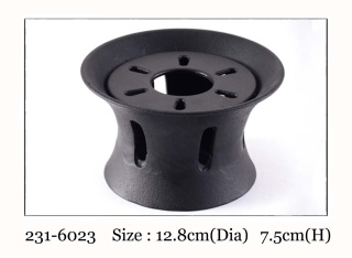 Żeliwny stojak podgrzewacz pod czajnik dzbanek na świeczkę