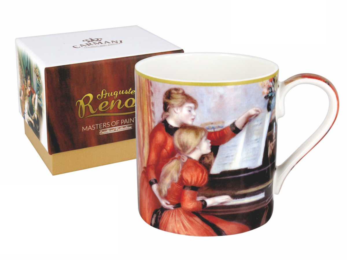 Carmani kubek do kawy na prezent Renoir Lekcja gry pianino