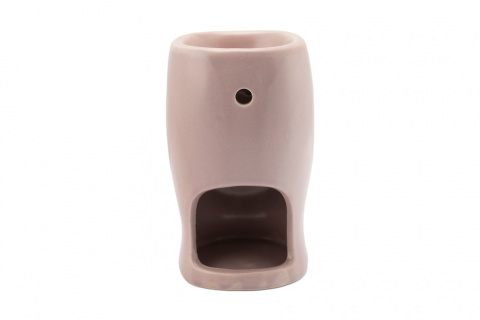 Ceramiczny kominek na wosk olejek zapachowy różowy posąg
