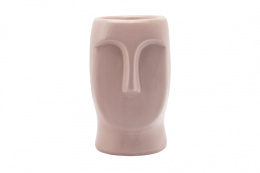 Ceramiczny kominek na wosk olejek zapachowy różowy posąg