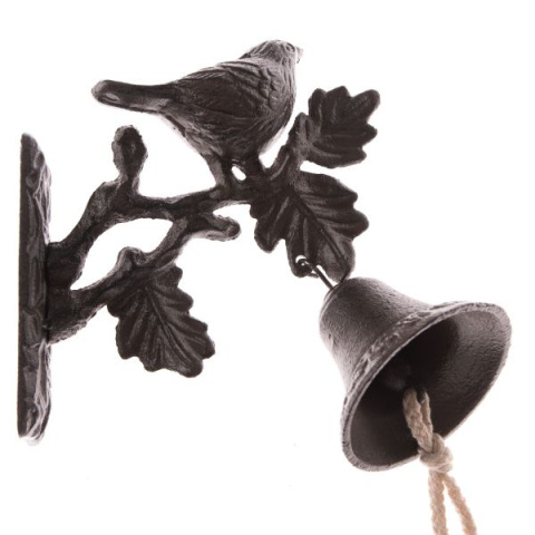 Dzwon żeliwny ptak do powieszenia dzwonek do drzwi ptaszek