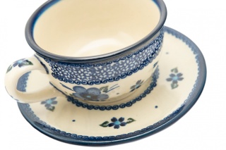 Filiżanka z ceramiki Bolesławiec oryginalny unikalny