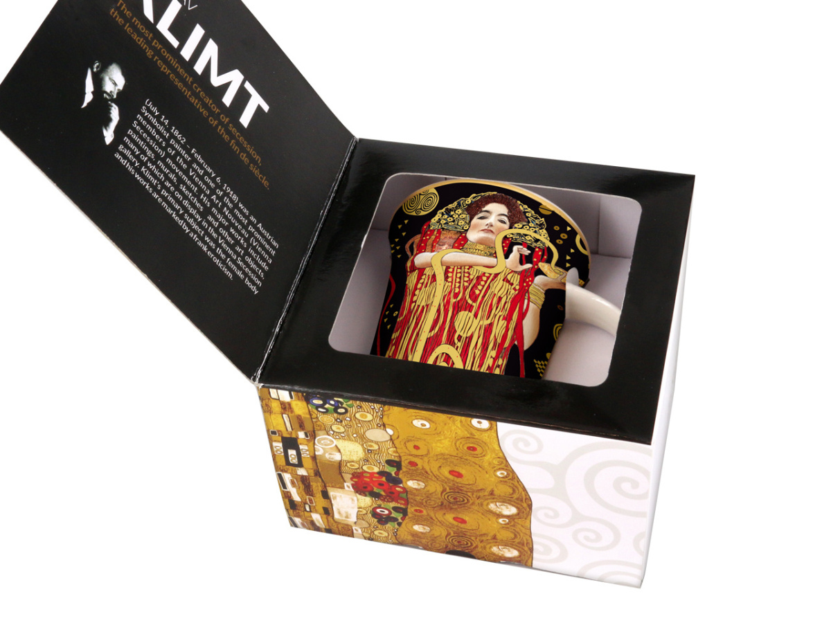 Kubek do kawy Klimt Medycyna Carmani 350 ml na prezent