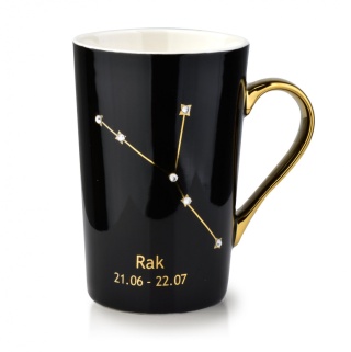 Kubek znak zodiaku zodiak Rak z porcelany na prezent
