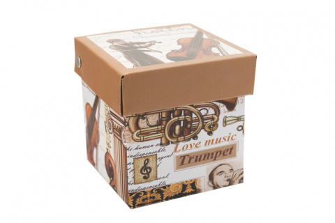 Kubek na prezent dla muzyka porcelanowy skrzypce do herbaty