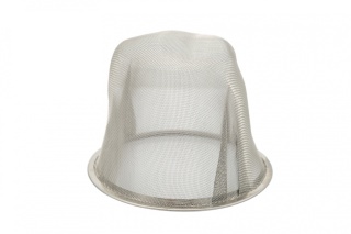 Srebrne sitko do parzenia herbaty lub ziół gęsty splot filtr