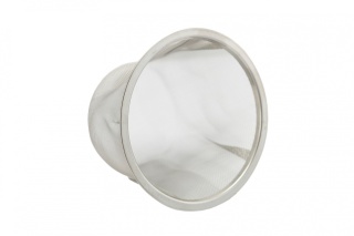 Srebrne sitko do parzenia herbaty lub ziół gęsty splot filtr