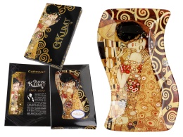Talerz szklany dekoracyjny Carmani Klimt Pocałunek The Kiss