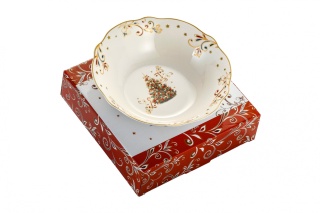 Miska świąteczna salaterka do sałatek choinka magnoble 1,1l