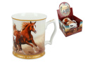 Duży kubek do herbaty w konie koń na prezent Carmani