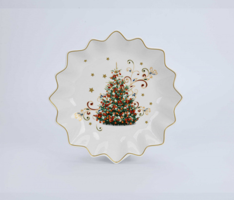 Salaterka świąteczna miska na ciastka choinka półmisek