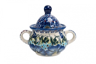 Cukiernica z ceramiki Bolesławiec oryginalny artystyczny wzór