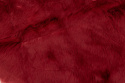 Dywanik czerwony futerko do sypialni salonu na krzesło 55 cm