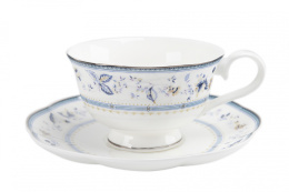 Komplet ekskluzywne 2 filiżanki w pudełku niebieskie