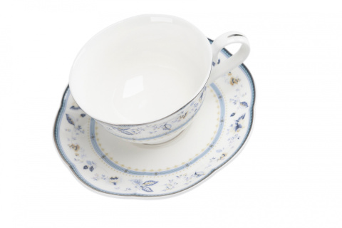 Komplet ekskluzywne 2 filiżanki w pudełku niebieskie