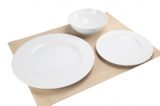 Komplet serwis obiadowy biały 6 osób Kahla Nature