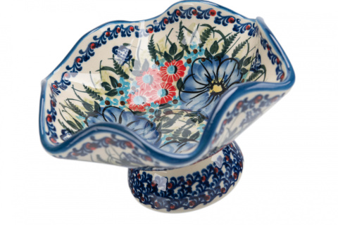 Owocarka z ceramiki Bolesławiec malowany wzór