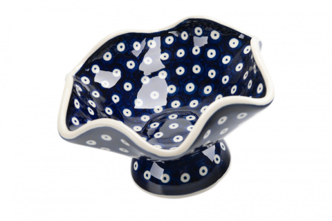 Owocarka z ceramiki Bolesławiec klasyczny wzór