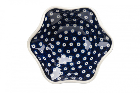 Owocarka z ceramiki Bolesławiec klasyczny wzór