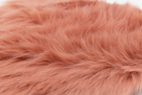 Podkładka na krzesło futerko dywanik dekoracja róż 30 cm