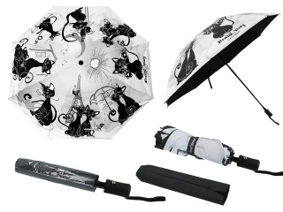 Parasolka parasol składany automat kocie wariacje Carmani